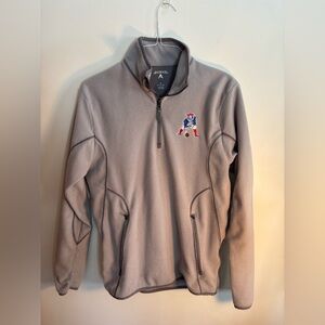 Antigua Gray Fleece with Boston Patriots/New England Logo